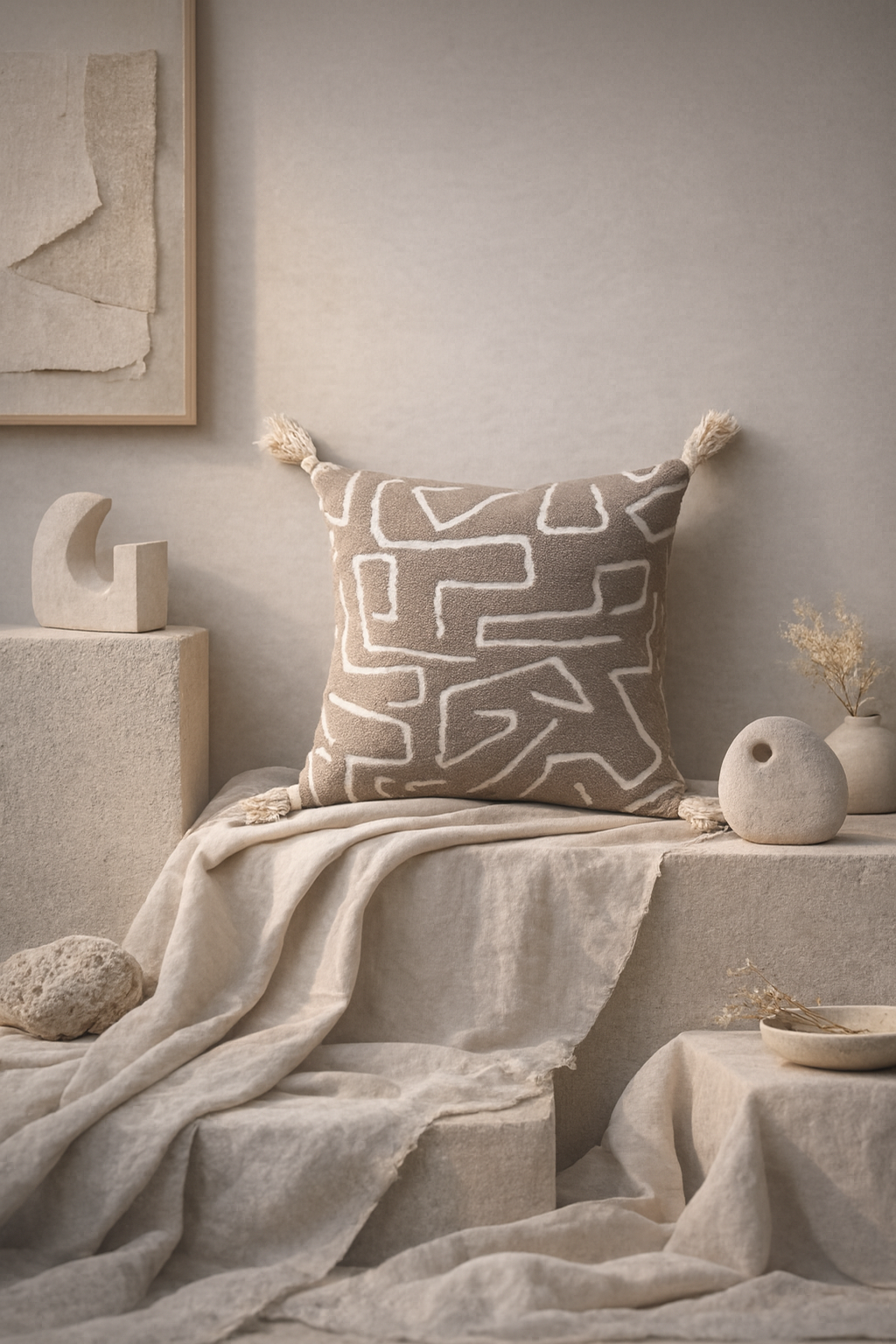 The Human Edit - Tribal Pillow