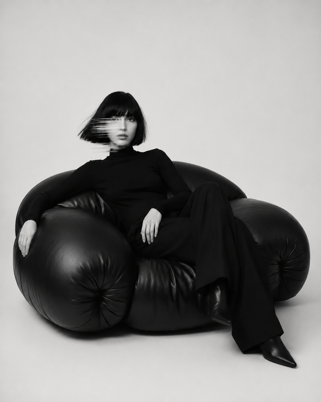 The Bubble Edit - Bubble Black Couch