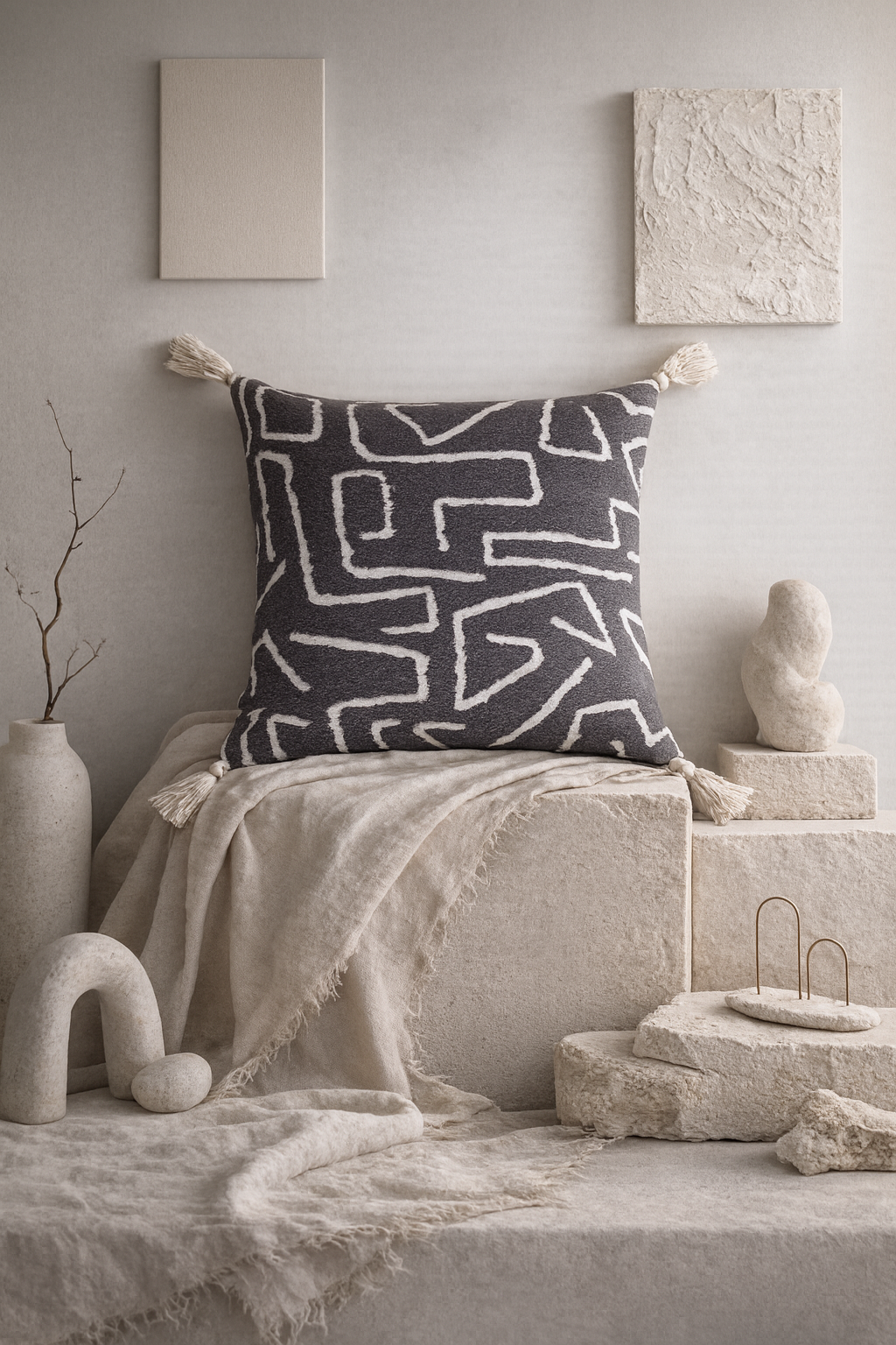 The Human Edit - Tribal Pillow