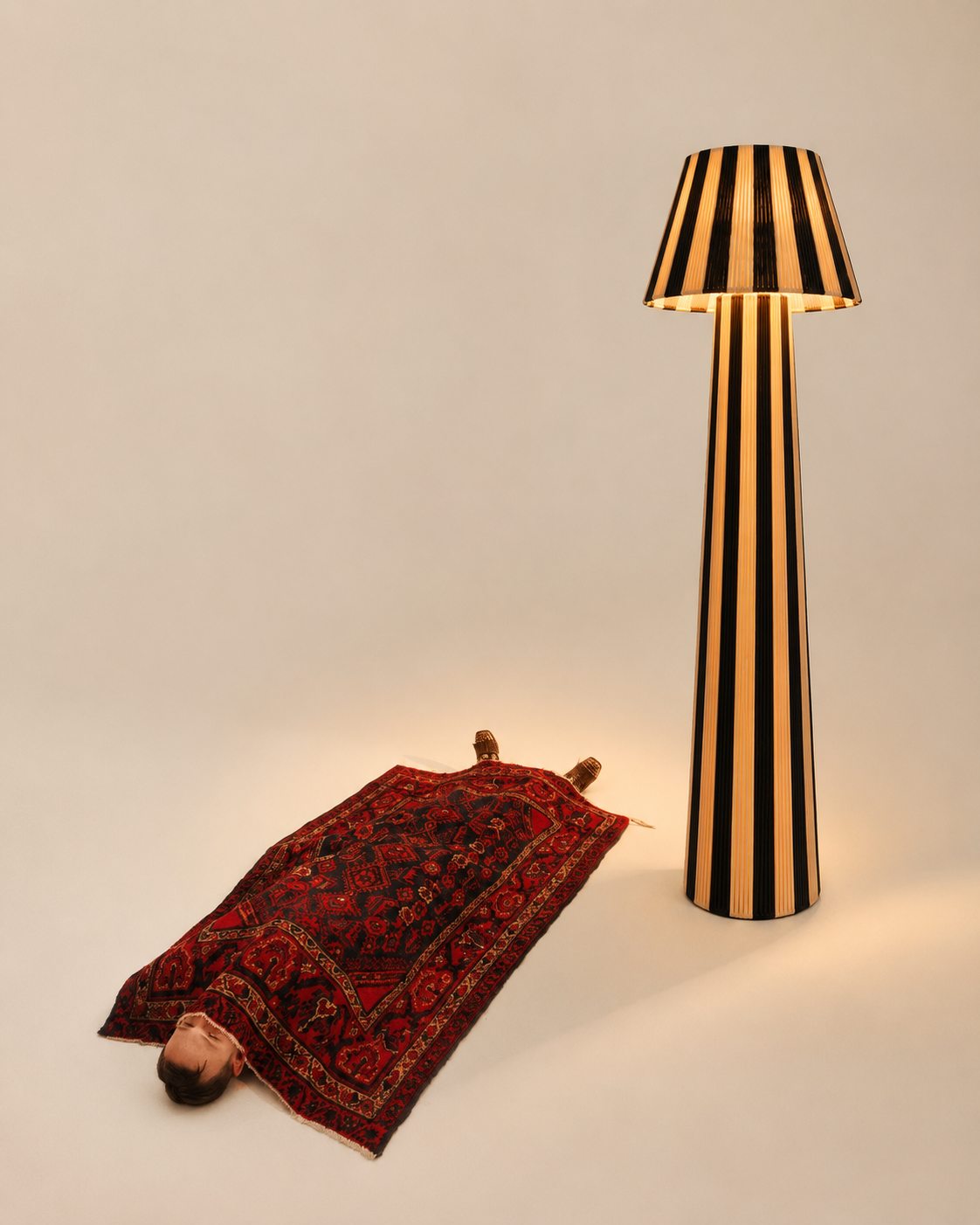The Paper Edit - Paper Flame Lamp