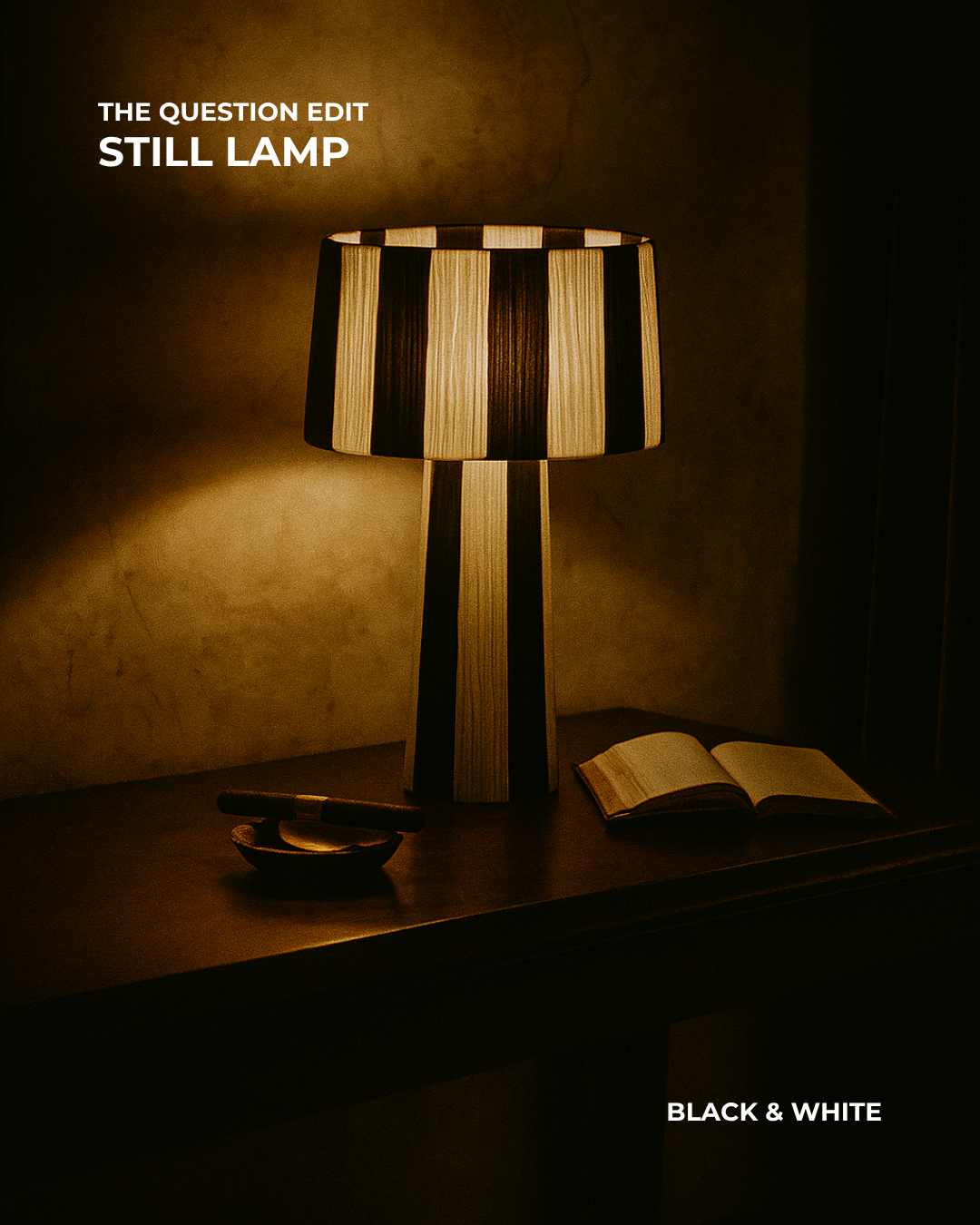 The Still Lamp (Black & White)